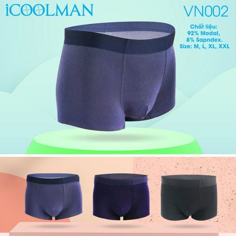 Combo 3 quần lót nam vải Modal iCOOLMAN VN002