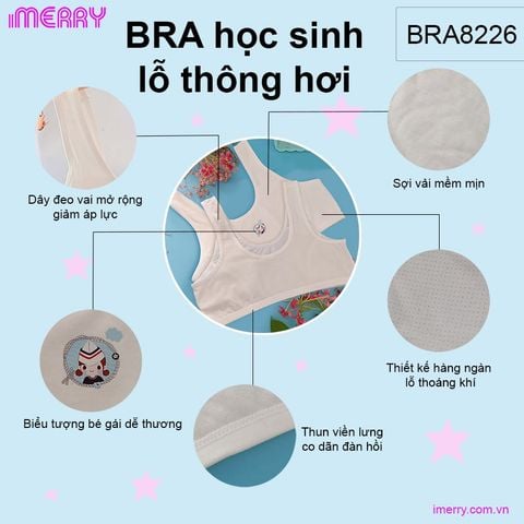 ÁO LÁ HỌC SINH CHUI ĐẦU BRA 8226